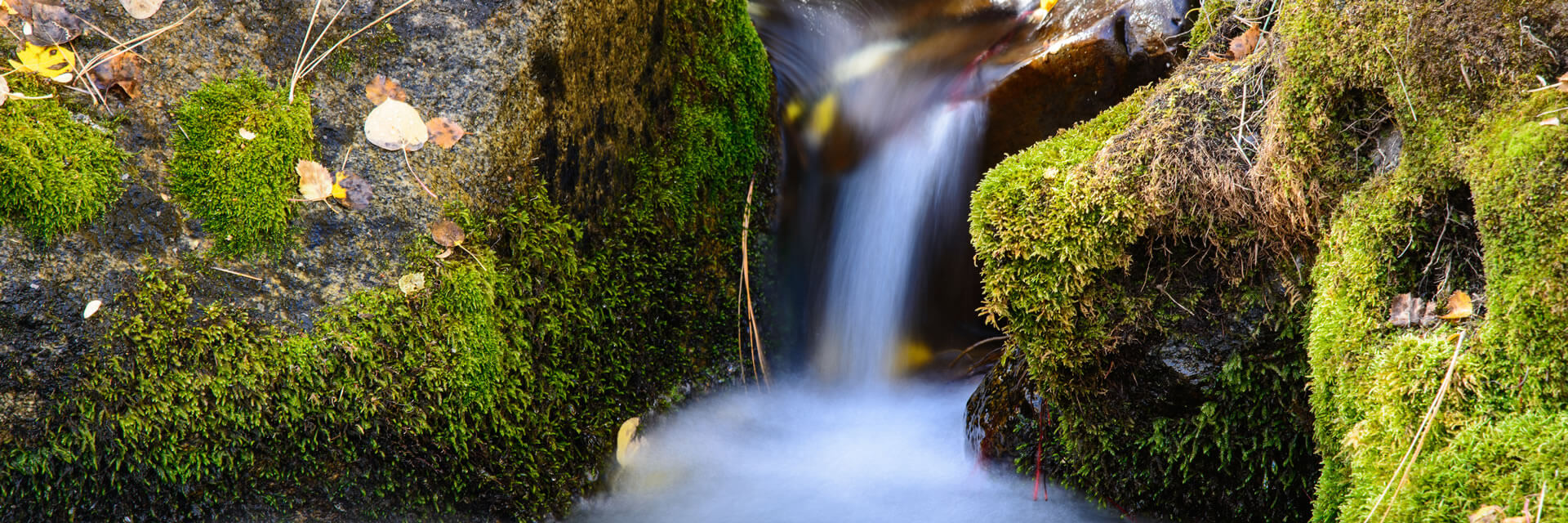 Slow-motion waterfall